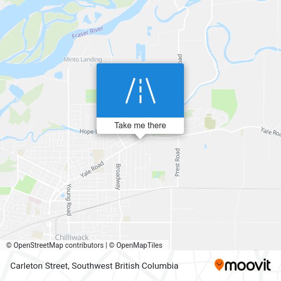 Carleton Street map