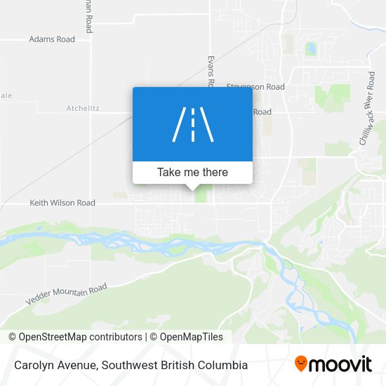Carolyn Avenue map