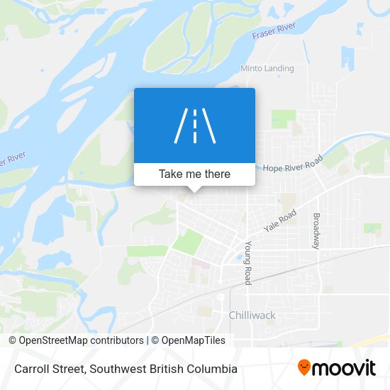 Carroll Street map