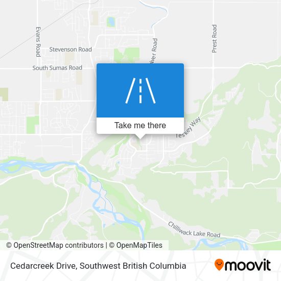 Cedarcreek Drive map