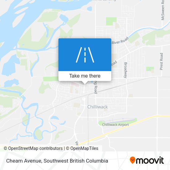 Cheam Avenue map