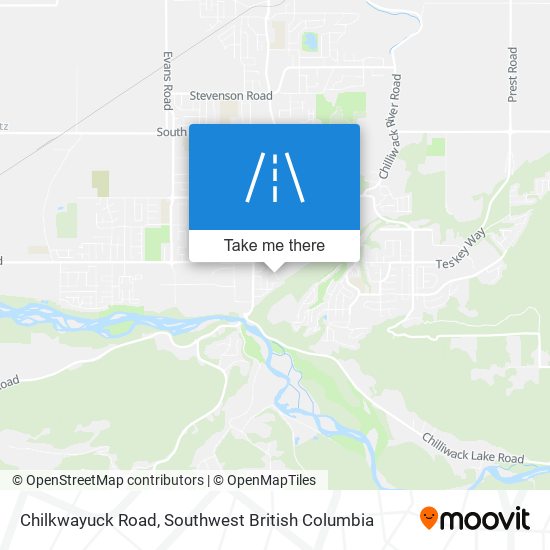Chilkwayuck Road map