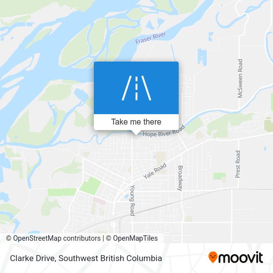 Clarke Drive map