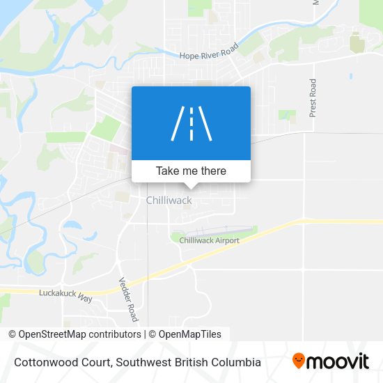 Cottonwood Court map