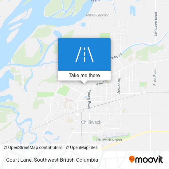 Court Lane map