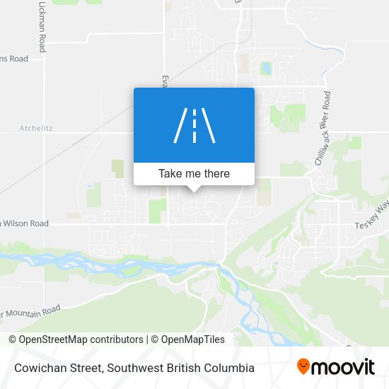 Cowichan Street map