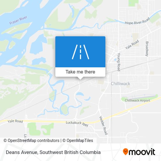 Deans Avenue map