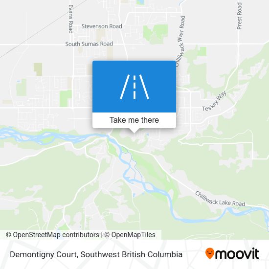 Demontigny Court map
