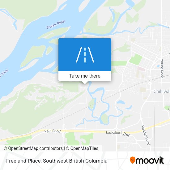 Freeland Place map