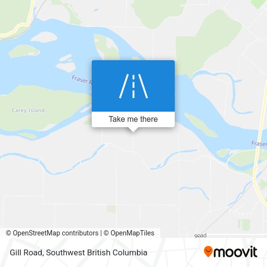 Gill Road map