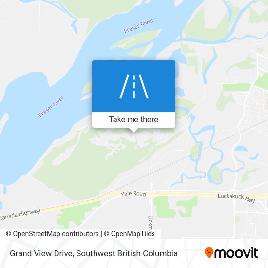Grand View Drive map