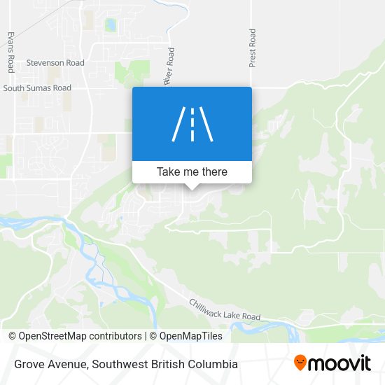 Grove Avenue map