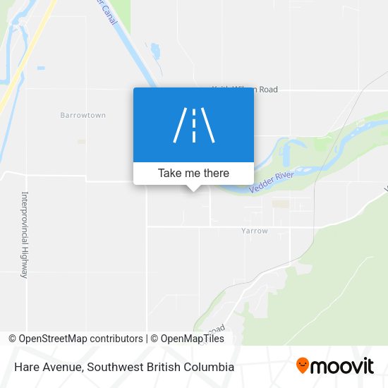 Hare Avenue map