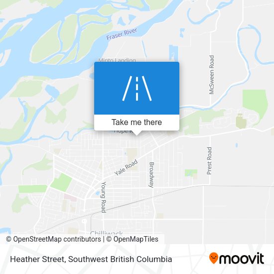 Heather Street map
