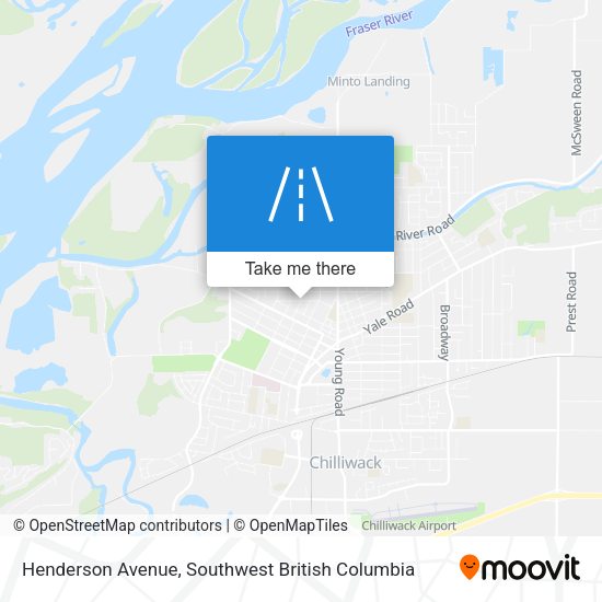 Henderson Avenue map