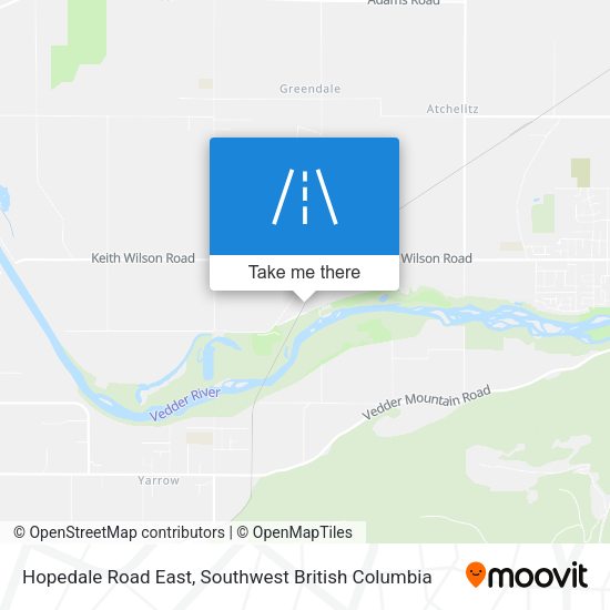 Hopedale Road East map