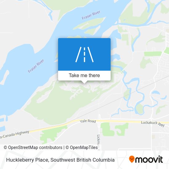 Huckleberry Place map