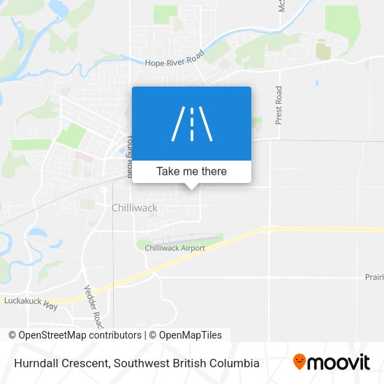 Hurndall Crescent map