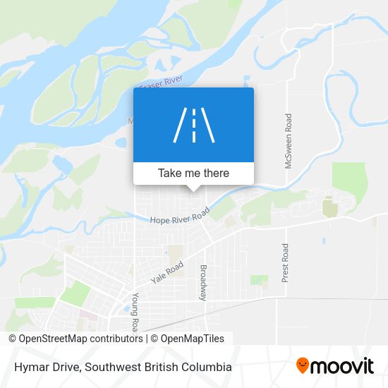 Hymar Drive map
