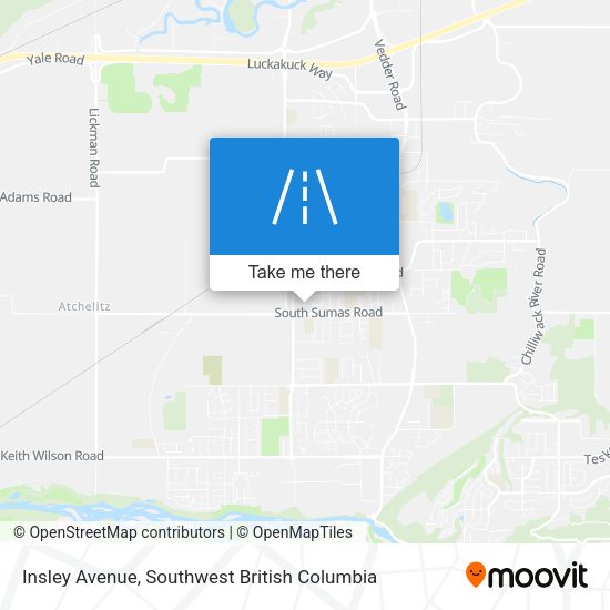 Insley Avenue map
