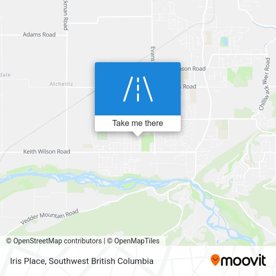 Iris Place map