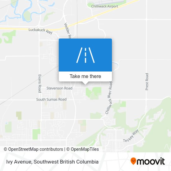 Ivy Avenue map