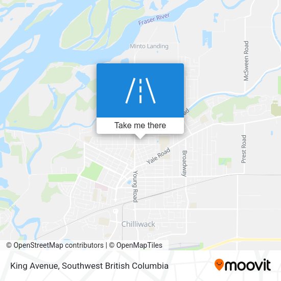 King Avenue map