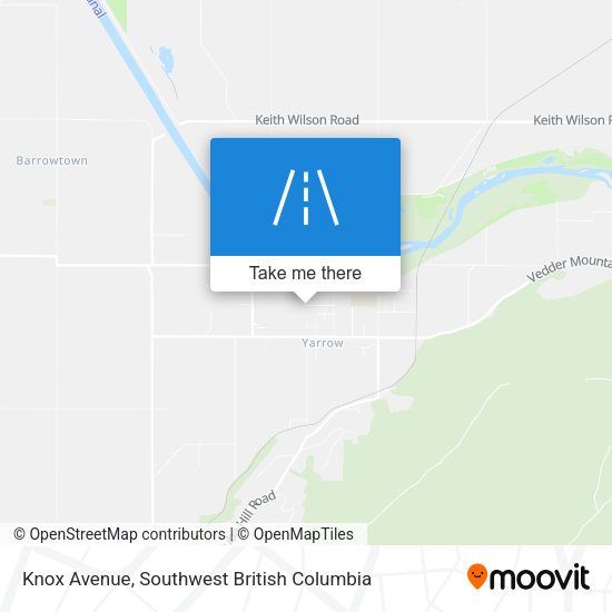 Knox Avenue map