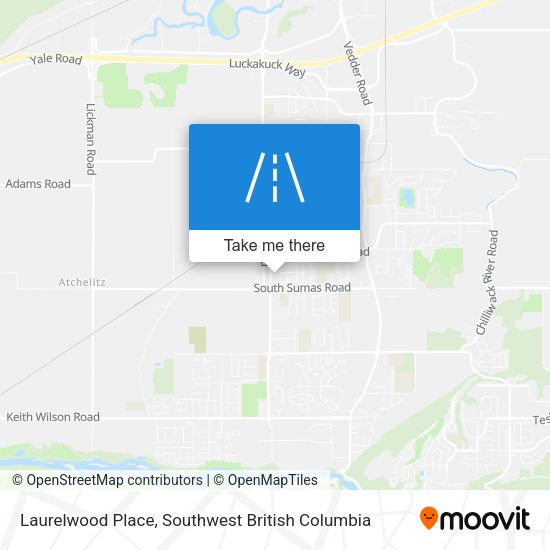 Laurelwood Place map