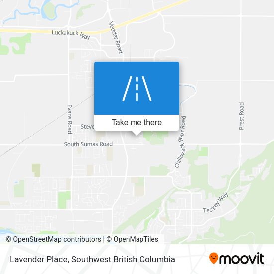 Lavender Place map