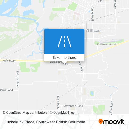 Luckakuck Place map