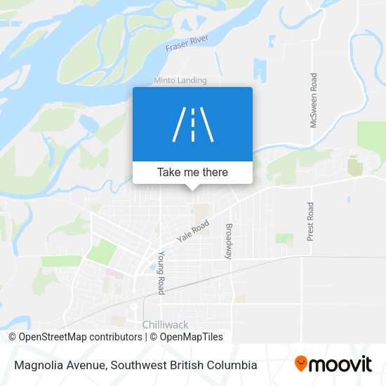 Magnolia Avenue map