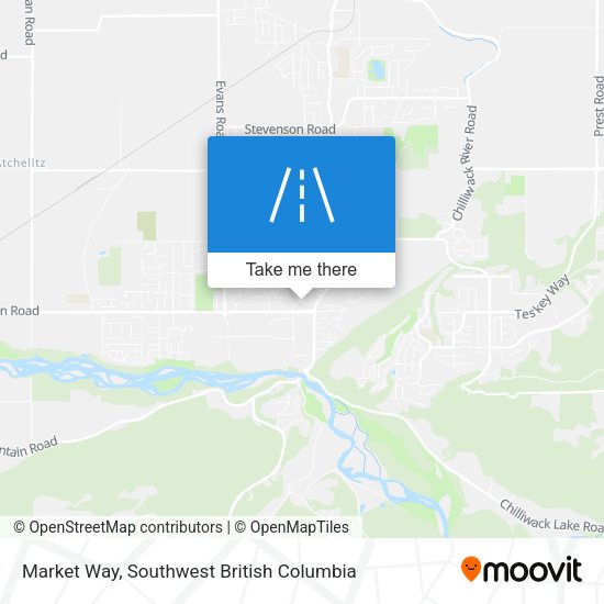 Market Way map