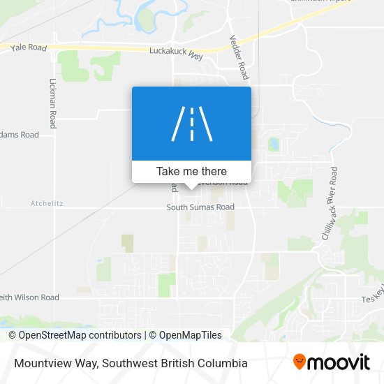 Mountview Way map
