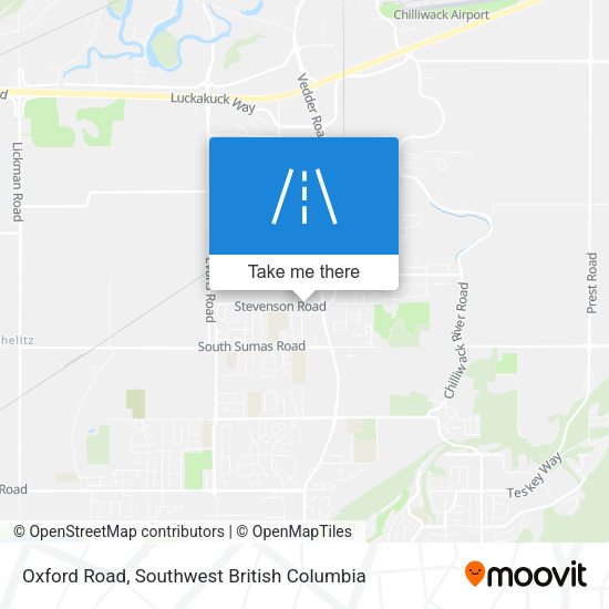 Oxford Road map
