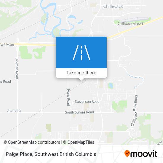Paige Place map