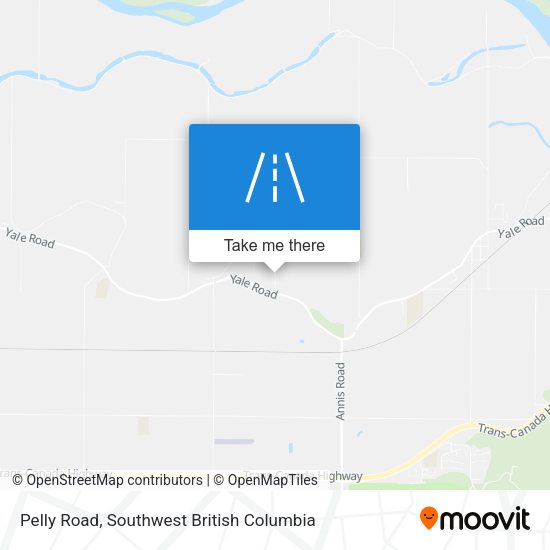Pelly Road map