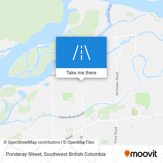 Ponderay Street plan