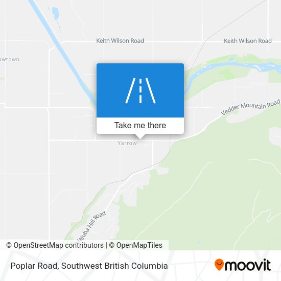 Poplar Road map