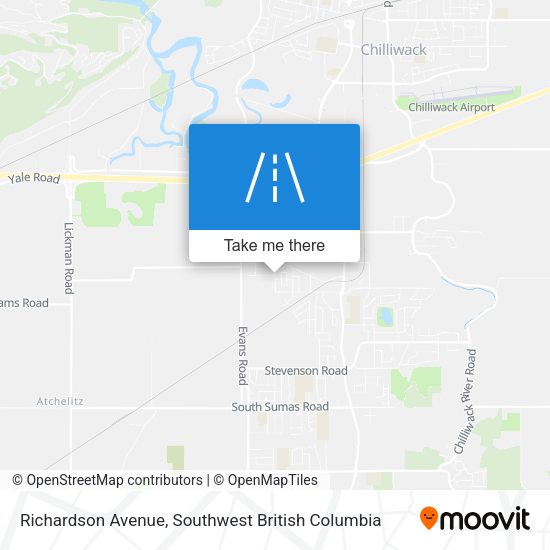 Richardson Avenue map