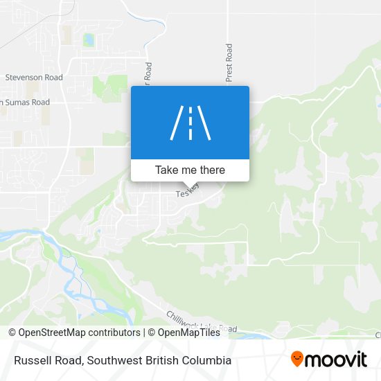 Russell Road map
