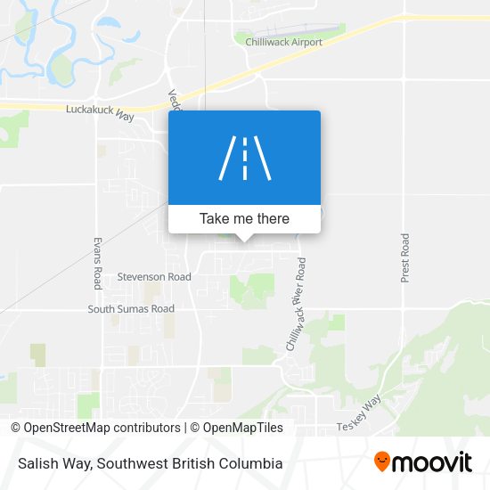 Salish Way map