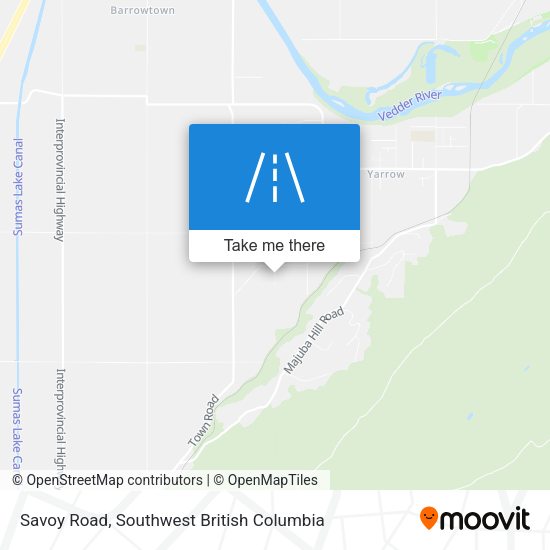 Savoy Road map