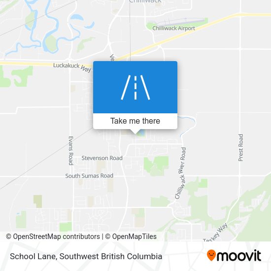 School Lane map