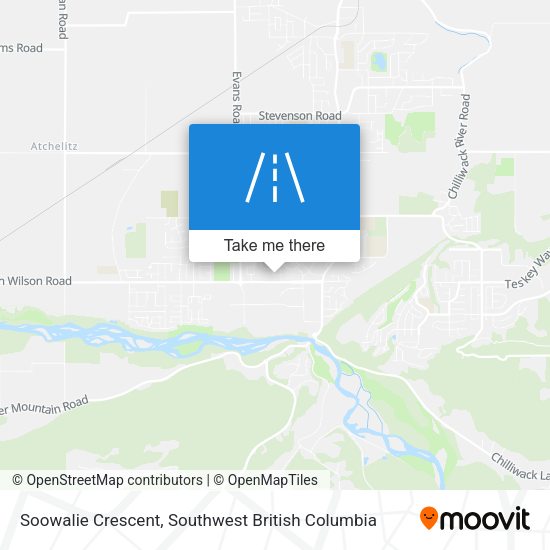 Soowalie Crescent map