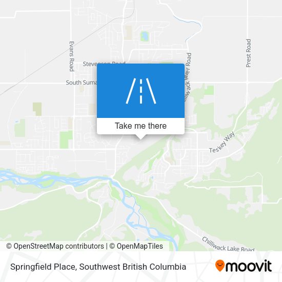 Springfield Place map