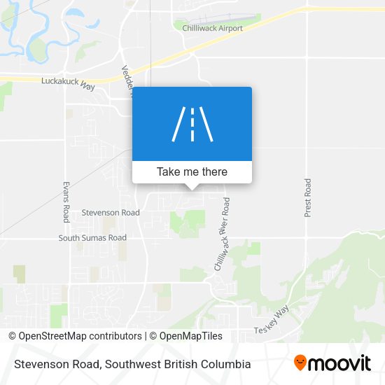 Stevenson Road map