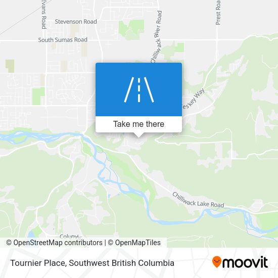 Tournier Place map