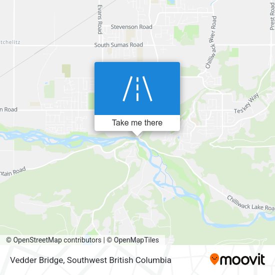 Vedder Bridge map