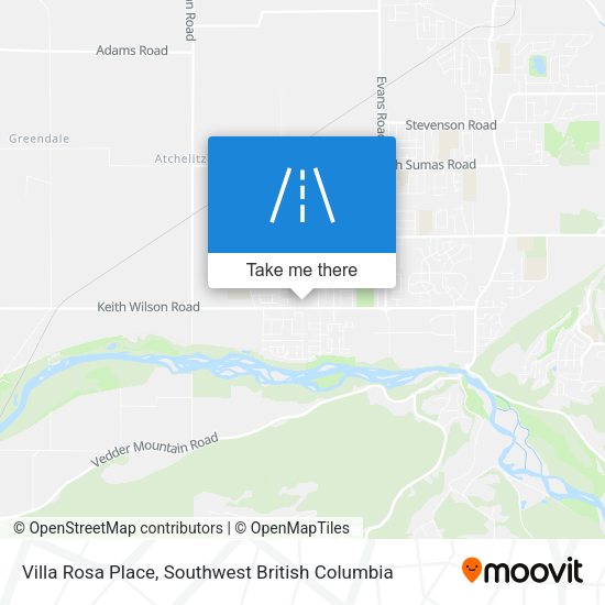 Villa Rosa Place map